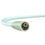 TKD Ultraschallschlauch für EMS Piezon ohne Licht, offenes Ende, 200cm, ∅7mm, hellgrau