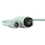 Manguera ultrasonidos TKD para EMS Piezon sin luz, conector CEFLA, 120cm, ∅7mm, gris oscuro