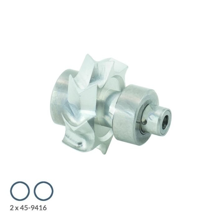 Rotor para turbina Sirona T1 Control, T2 Control, TC3 Control y Siropure P Control | Sin rebaje - Imagen 1