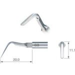 WKŁADKA USG EMS BADER® DENTAL G3 ZE STALI NIERDZEWNEJ I TYTANU - KOŃCÓWKA - obrazek 2