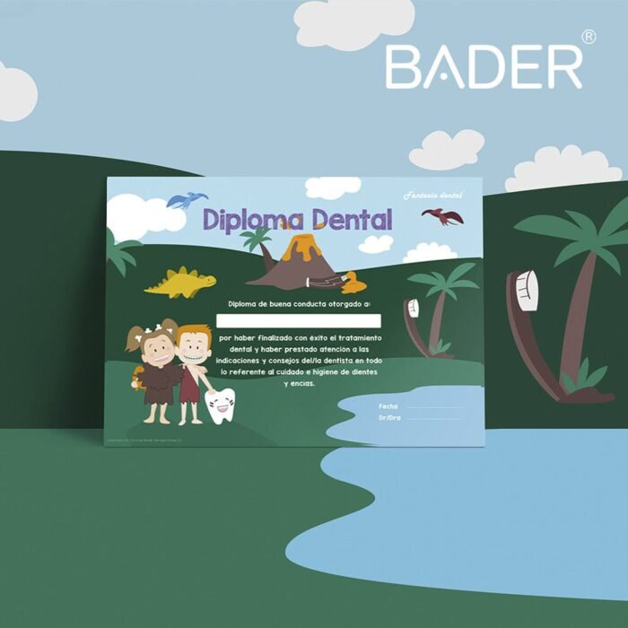 7109-DIPLOMA-DEL-BUEN-PACIENTE.-PACK-20-UDS BADER® DENTAL Dyplom Dobrego Pacjenta - obrazek 4