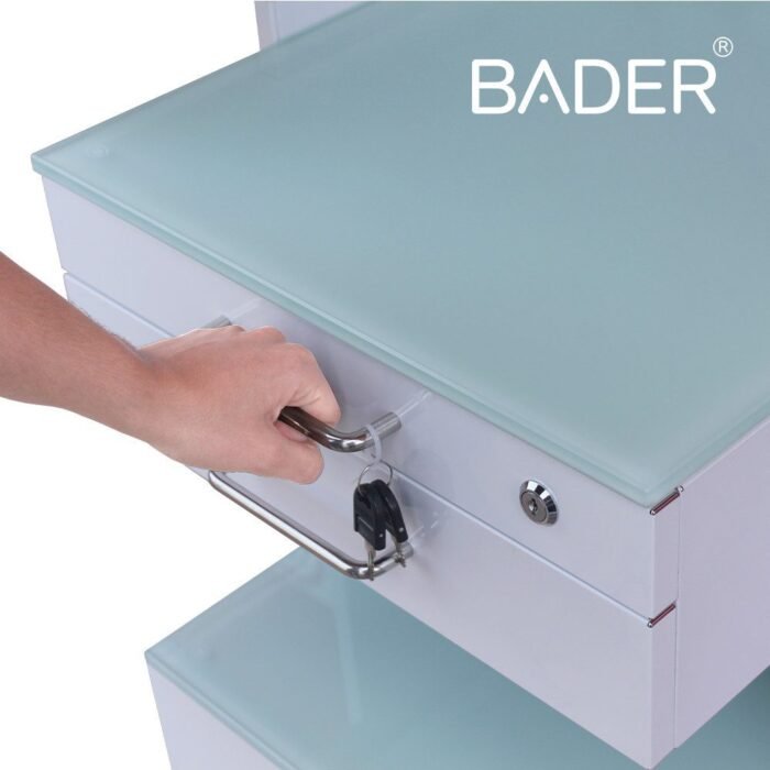 8563-Carro-con-doble-encimera-modelo-Atenea Doppelter Tischwagen Modell Atenea BADER®️ DENTAL – Bild 5