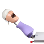 Modelo de prática fantasma de âncora de mesa BADER® DENTAL®