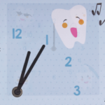 BADER®️ DENTAL quadratische Wanduhr – Bild 2
