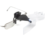 BINOKULARLUPE MIT KLEMME 3 LINSEN 1,5x- 2,5x - 3,5x LED-LICHT – Bild 2