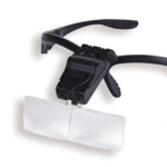 BINOKOLARE LUPE MIT RAHMEN, LED UND 5 LINSEN 1x-1,5x-2x-2,5x3,5x – Bild 2